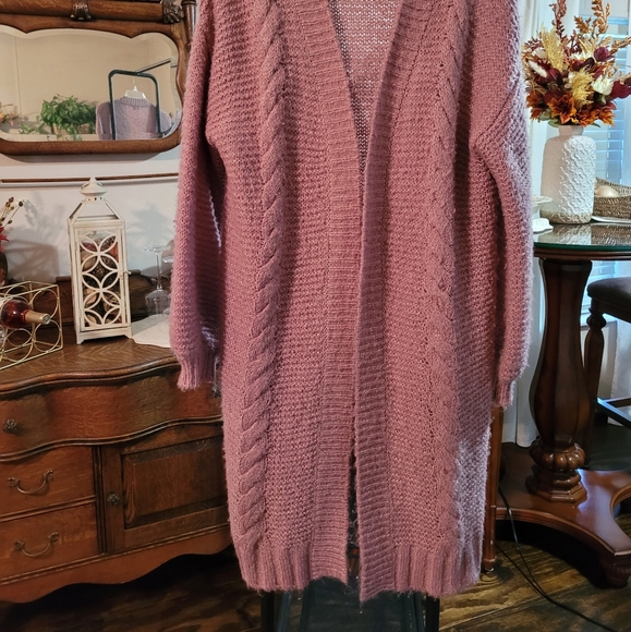Lascana Mauve Duster/Cardigan - Picture 4 of 5